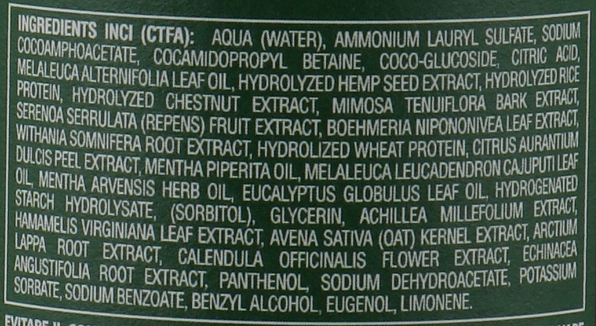 Шампунь для щоденного використання з олією чайного дерева - Emmebi Italia BioNatural Mineral Treatment Frequent Use Shampoo — фото N5