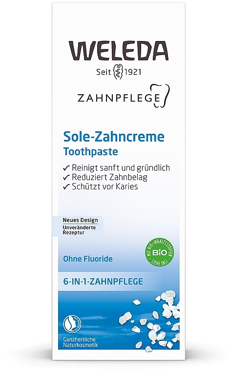 Зубная паста с минеральной солью - Weleda Sole-Zahncreme — фото N3
