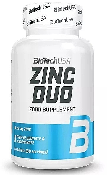 Харчова добавка "Цинк" - BioTechUSA Zinc Duo Food Supplement — фото N1