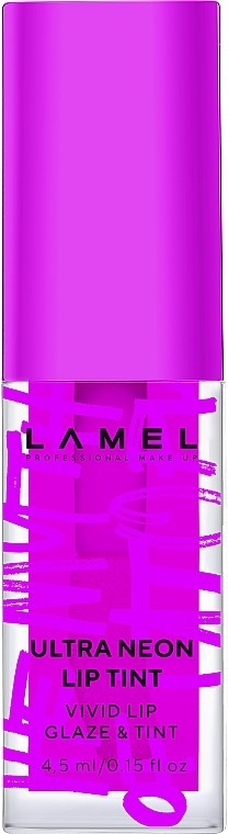 Блиск-тінт для губ - LAMEL Make Up The Myth of Utopia Ultra Neon Lip Tint 