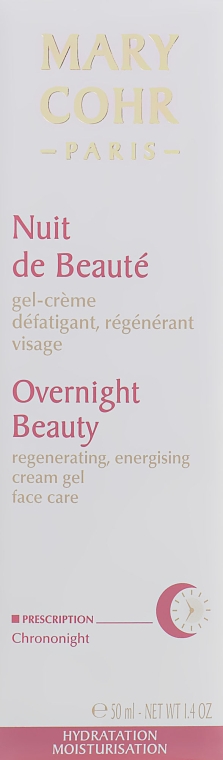 Крем-гель для лица регенерирующий - Mary Cohr Enriched Overnight Beauty Regenerating Energising Cream Gel — фото N1
