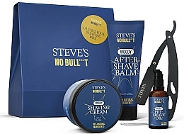 Парфумерія, косметика Набір, 4 продукти - Steve's No Bull***t Old School Shaving Box