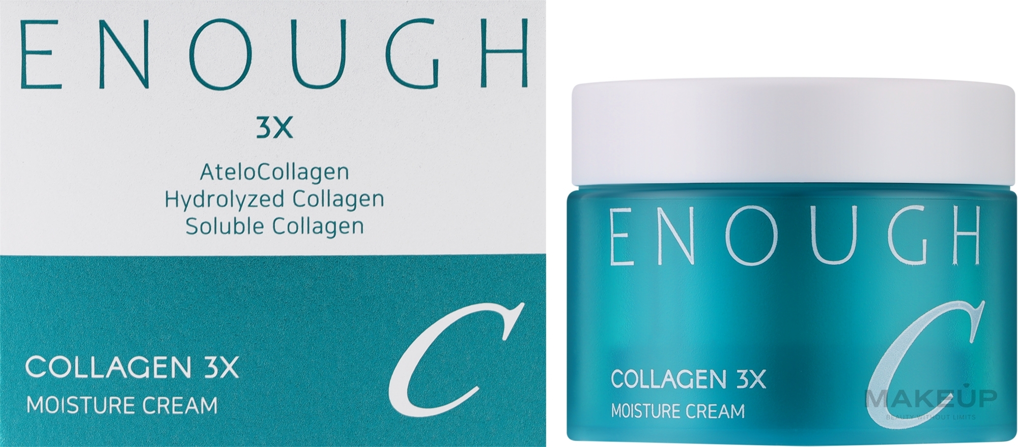 Зволожувальний крем для обличчя з колагеном - Enough Collagen 3x Moisture Cream — фото 50ml