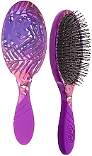 Расческа для волос - Wet Brush Pro Detangler Neon Summer Tropics Purple — фото N1