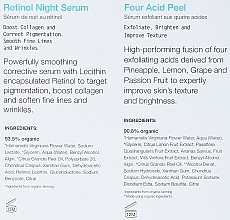 Набір для догляду за шкірою обличчя - The Organic Pharmacy Night Renew Glow Kit (ser/2x30ml) — фото N3