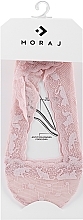 Духи, Парфюмерия, косметика Носки женские низкие "Baleriny" ажурные, 1 пара, розовые - Moraj