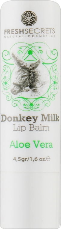 Бальзам для губ з ослячим молоком та алоє - Madis Fresh Secrets Lip Balm — фото N1