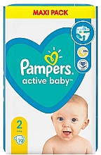Духи, Парфюмерия, косметика Подгузники Pampers Active Baby 2 (4-8 кг), 72 шт. - Pampers