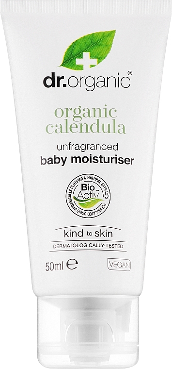 Зволожувальний дитячий крем з органічною календулою - Dr.Organic Organic Calendula Baby Moisturiser