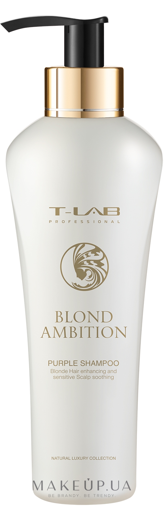 Шампунь для корекції кольору й відновлення - T-Lab Professional Blond Ambition Purple Shampoo — фото 300ml