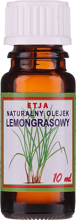 Натуральное эфирное масло лемонграсса - Etja Natural Essential Oil  — фото N3