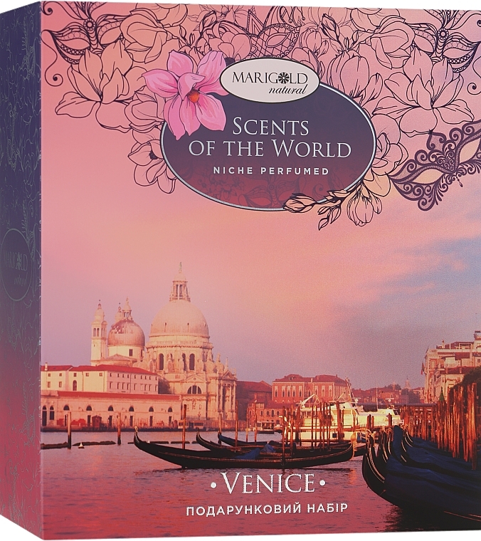 УЦЕНКА Набор "Венеция" - Marigold Natural Venice (sh/gel/250ml + b/lot/250ml) * — фото N1