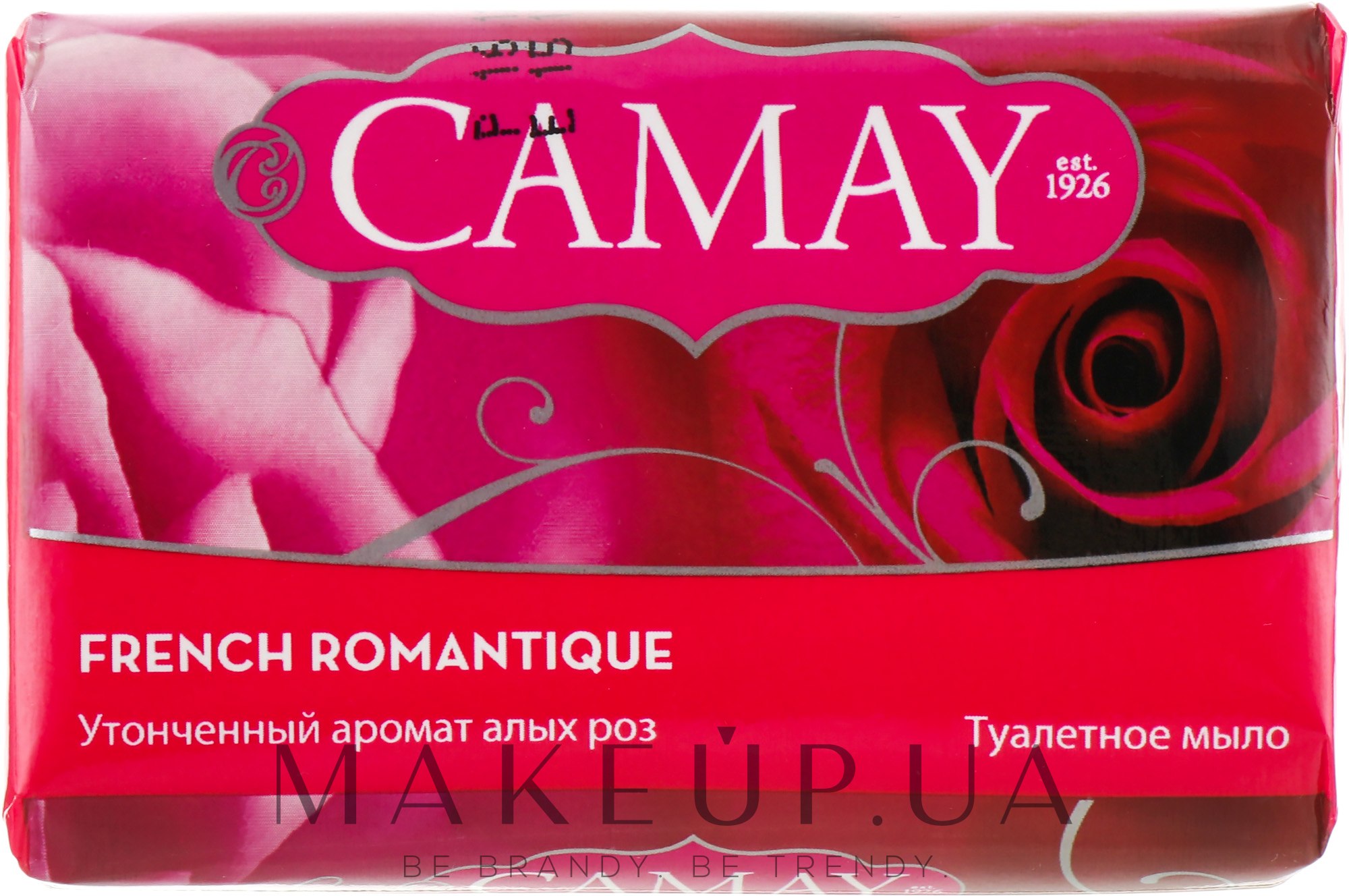 Романтик отзывы. Мыло туалетное Camay 85г. Camay мыло romantique 85г. Мыло дав с ароматом красной розы.