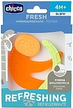 Парфумерія, косметика Прорізувач для зубів "Лінивець", помаранчевий - Chicco