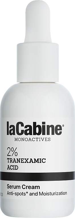 Зволожувальна крем-сироватка для обличчя проти пігментних плям - La Cabine  2% Tranexamic Acid Serum Cream — фото N1