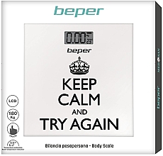 Электронные весы, 40.821 - Beper Electronic Body Scale Keep Calm — фото N5