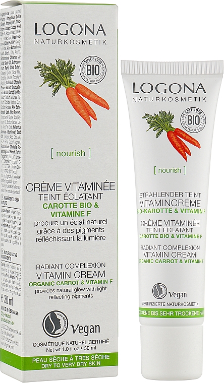 Крем для лица увлажняющий - Logona Bio Vitamin Cream  — фото N2