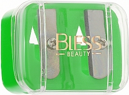 Точилка для карандашей двойная, зеленая - Bless Beauty — фото N2