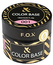 Духи, Парфюмерия, косметика Цветное базовое покрытие для ногтей - F.O.X Color Base