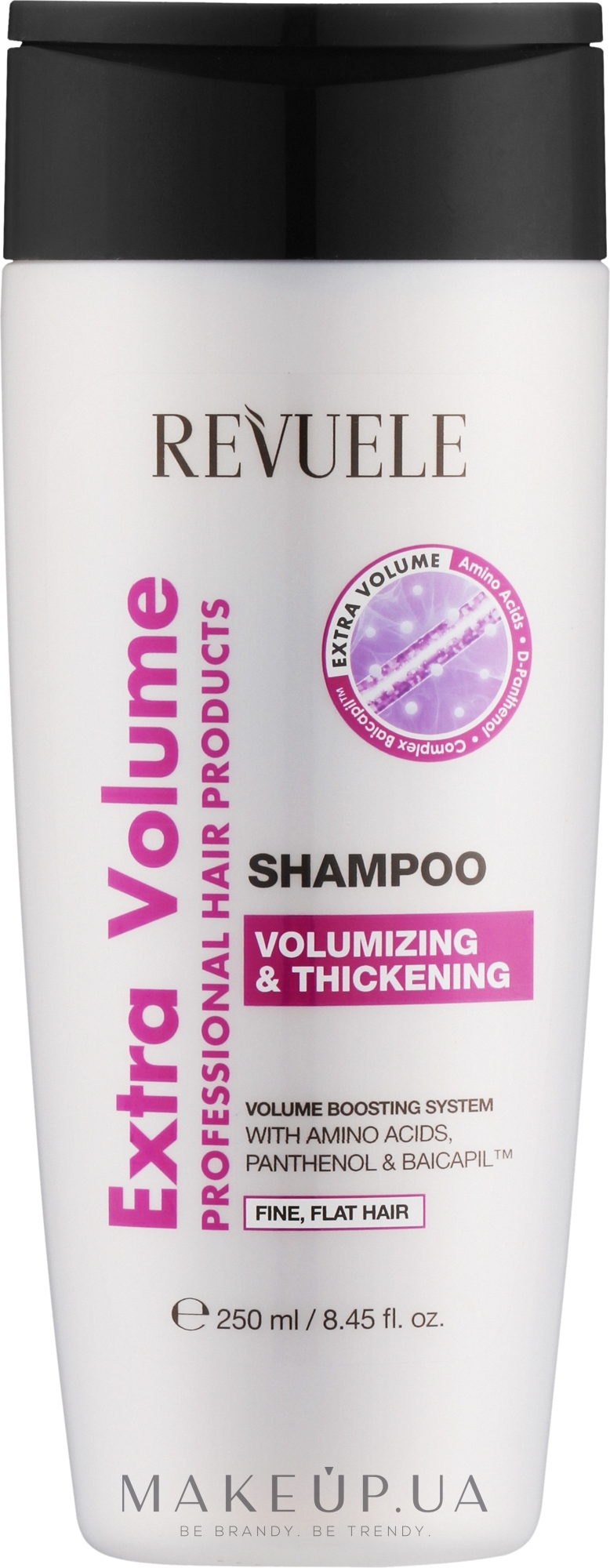 Шампунь для волосся "Об'єм та потовщення" - Revuele Extra Volume Shampoo — фото 250ml