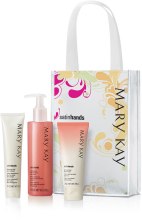 Парфумерія, косметика Набір - Mary Kay Satin Hands (h/cr/60g + gel/scr/220g + h/cr/85g)