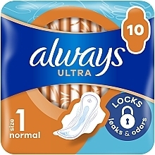 Гигиенические прокладки, 10шт - Always Ultra Normal Plus — фото N1