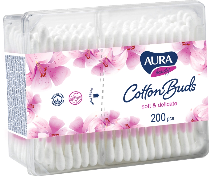 Aura soft. Ватные палочки Aura Beauty, 200 шт.. Aura Beauty ватные палочки, стакан, 200шт в упаковке, 6 шт.. Коттон клаб Aura Beauty ватные палочки стакан 200шт/48. "Aura" ватные палочки п/э пакет 200шт. New КК /48.