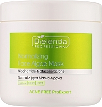 Нормализующая маска для лица из водорослей - Bielenda Professional Acne Free Pro Expert Normalizing Face Algae Mask  — фото N1