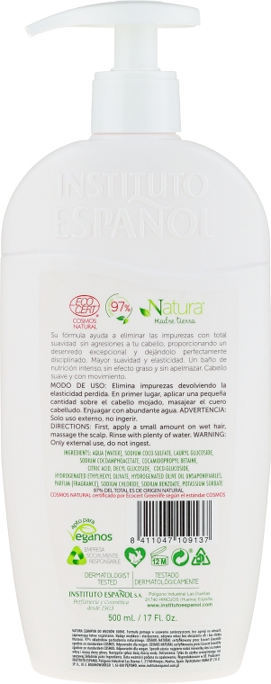 Шампунь для волос - Instituto Espanol Natura Madre Tierra Shampoo — фото N2
