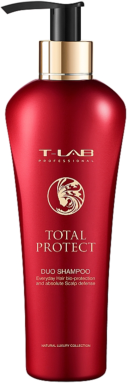 Шампунь для біозахисту й зволоження волосся - T-Lab Professional Total Protect Duo Shampoo — фото N1