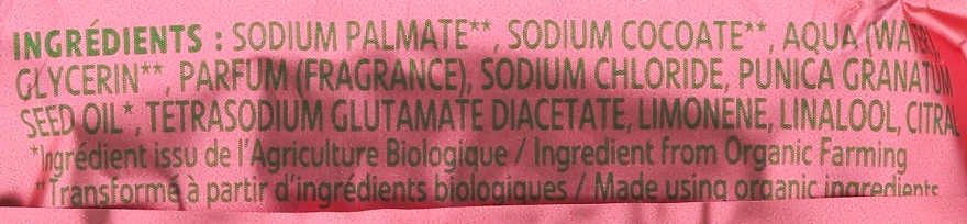 Био-органическое мыло с ароматом граната - Ma Provence Organic Soap — фото N3