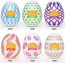 Набор мастурбаторов "Яйца", 6 шт. - Tenga Set Wonder Pack — фото N2