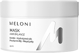 Парфумерія, косметика Відновлювальна маска з кератином та гідролізатом шовку - Meloni Hair Balance Mask