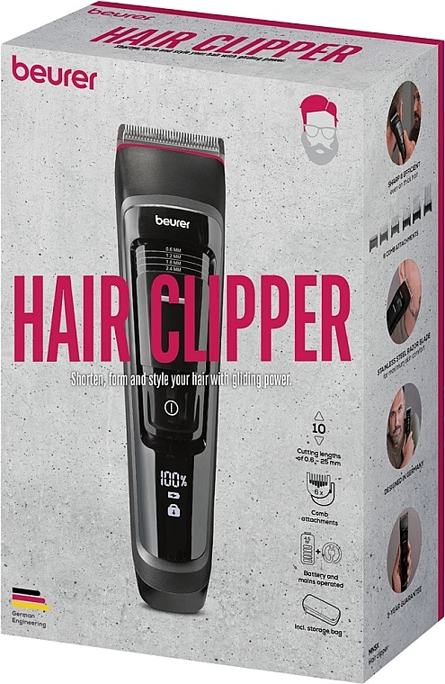 Машинка для стрижки волосся, MN5X - Beurer — фото N6