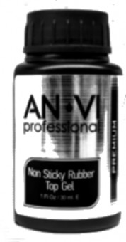 Финишное покрытие без липкого слоя - AN-VI Professional Non Sticky Rubber Top Gel — фото N2