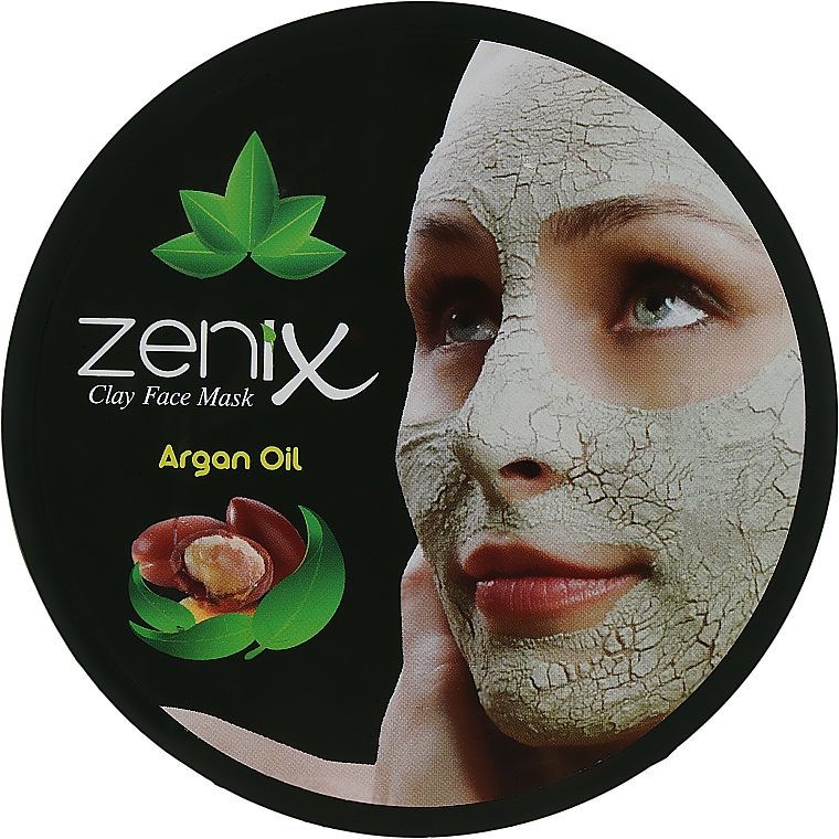 Маска для обличчя глиняна з аргановою олією - Zenix Professional SkinCare Clay Face Mask Argan Oil — фото N3