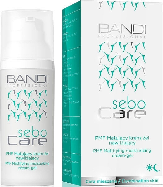 Матирующий увлажняющий крем-гель - Bandi Professional Sebo Care PMF Mattifying Moisturizing Cream-gel — фото N2