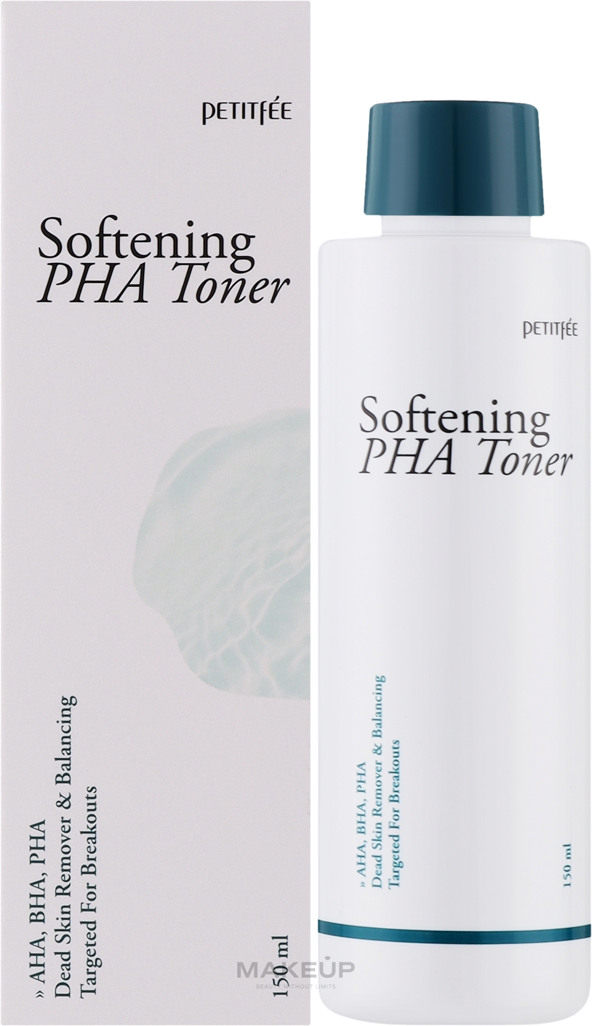 Пілінг-тонер для обличчя з PHA кислотою - Petitfee & Koelf Softening PHA Toner — фото 150ml