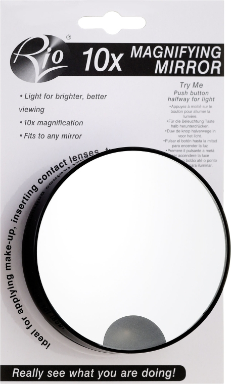 Зеркало - Rio-Beauty 10X Magnification Mirror Skincare — фото N1