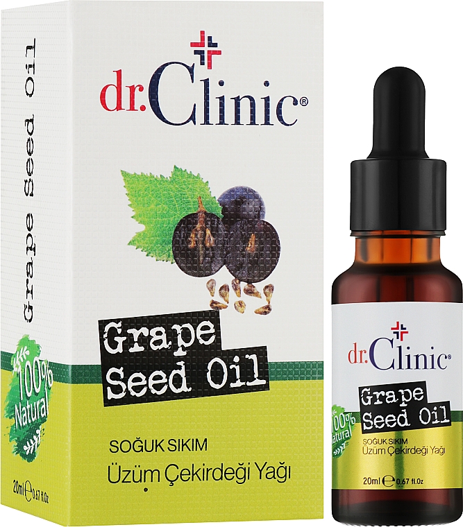 Масло виноградных косточек - Dr. Clinic Grape Seed Oil — фото N2