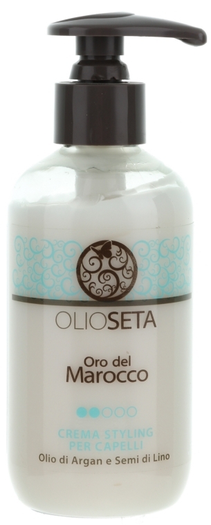 Моделирующее молочко с маслом арганы и маслом семян льна - Barex Italiana Olioseta Styling Cream for Hair