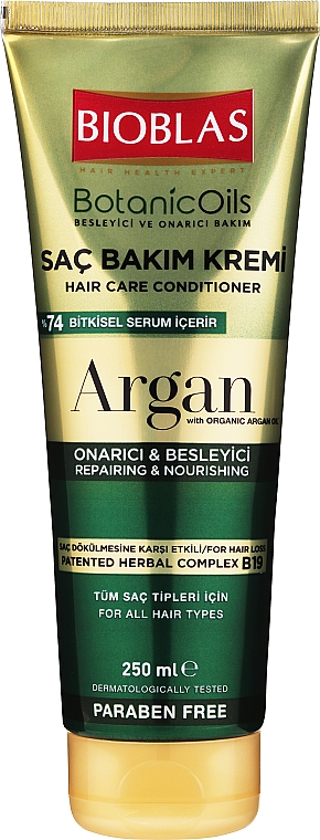Кондиционер для волос с аргановым маслом - Bioblas Botanic Oils — фото N1