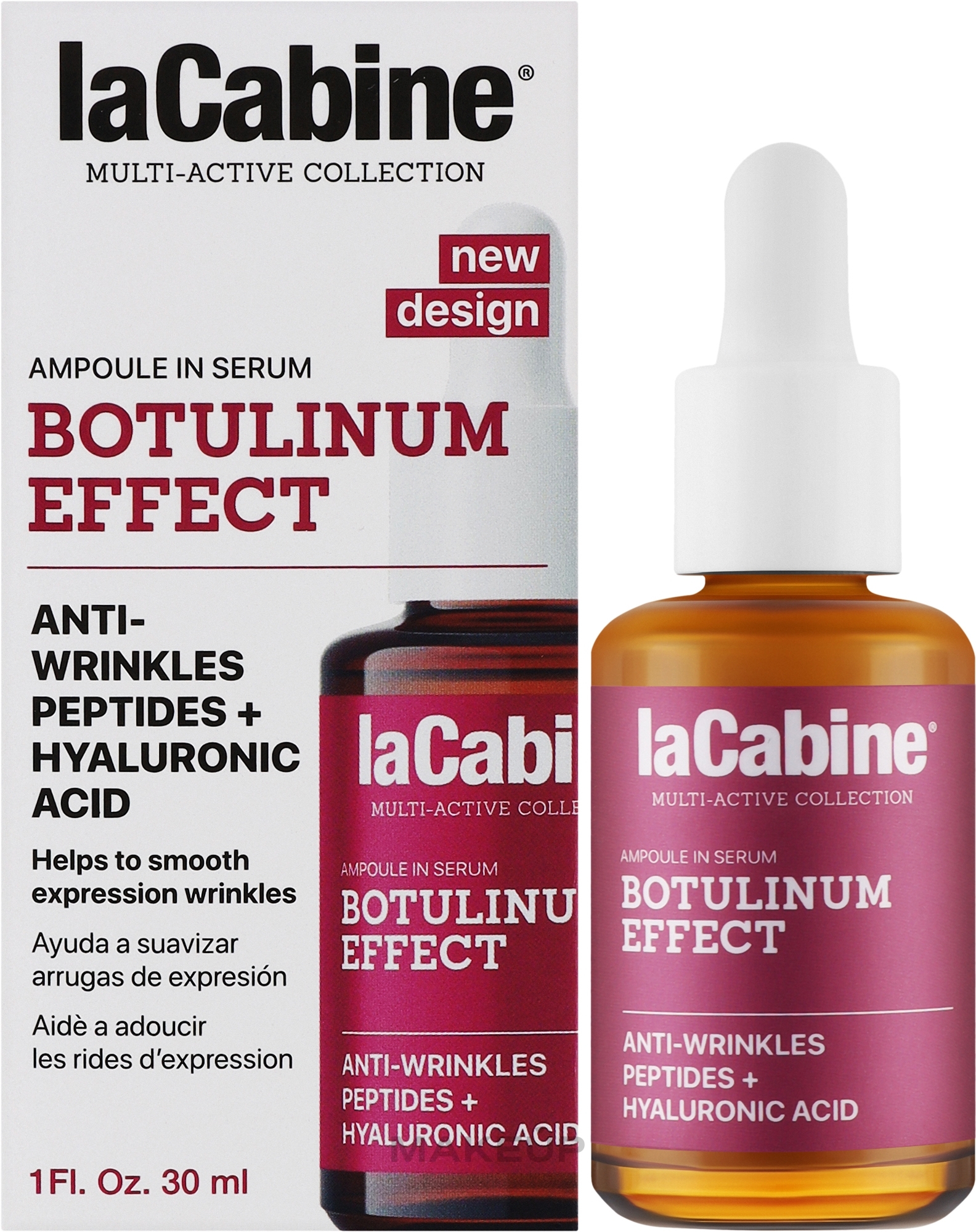 Висококонцентрована сироватка для обличчя проти зморшок - La Cabine Botulinum Effect Serum — фото 30ml