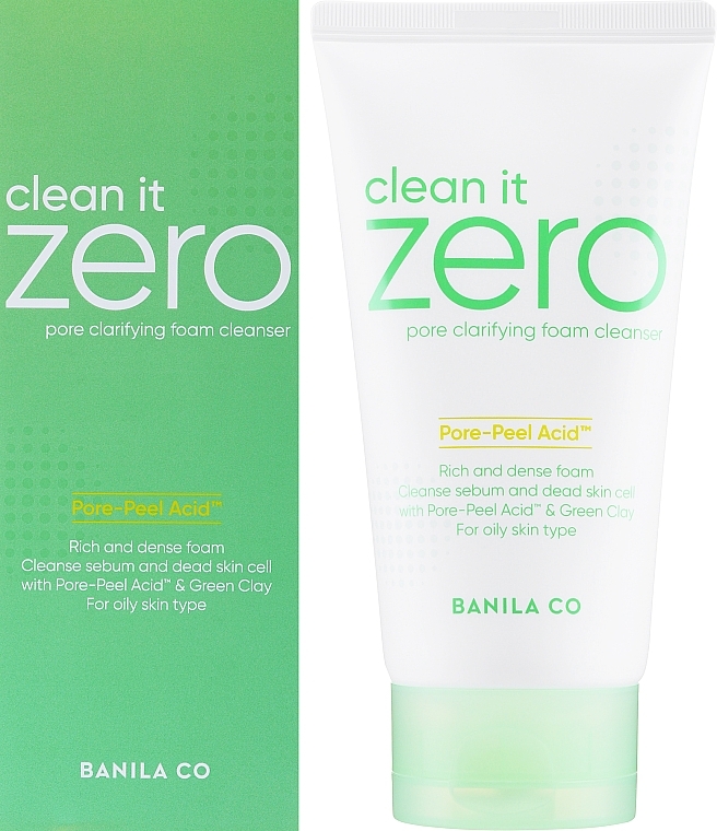 Пенка для умывания - Banila Co. Clean it Zero Pore Clarifying Foam Cleanser — фото N2