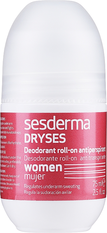 Шариковый дезодорант для женщин - SesDerma Laboratories Dryses Deodorant For Women — фото N1