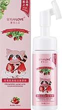 Пінка-мус для вмивання з амінокислотами та полуницею - Sersanlove Strawberry Amino Acid Cleansing Mousse — фото N2