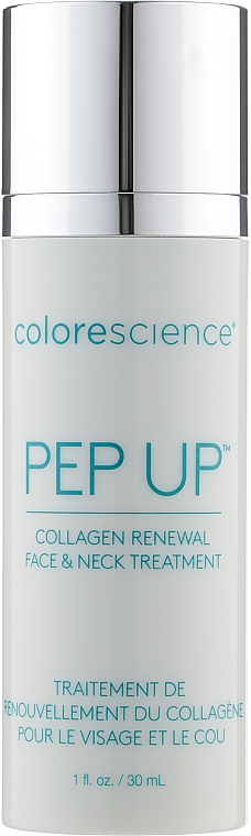 Крем для обличчя й шиї, який стимулює вироблення колагену - Colorescience Pep Up Collagen Renewal Face & Neck Treatment — фото N1