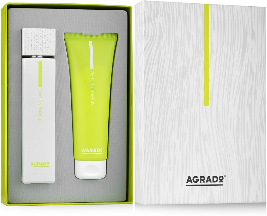 Agrado Sparkling Love - Набор (edt/100 ml + b/lot/100 ml)