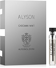 Парфумерія, косметика Alyson Oldoini Chocman Mint - Парфумована вода (пробник)
