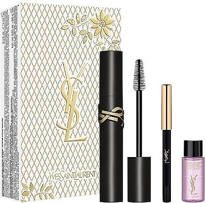 Набор - Yves Saint Laurent Lash Clash Set (mascara/9ml + remover/8ml + pencil/0,8g) — фото N1